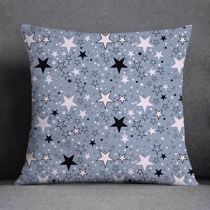 

Декоративная наволочка с скандинавским цветком и геометрическим узором, квадратная наволочка, декоративная наволочка для домашнего офиса 66x66cm