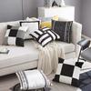 Modern Simple Black and White Geometric Pillow Case Home Sofa Pillow Cushion Cover