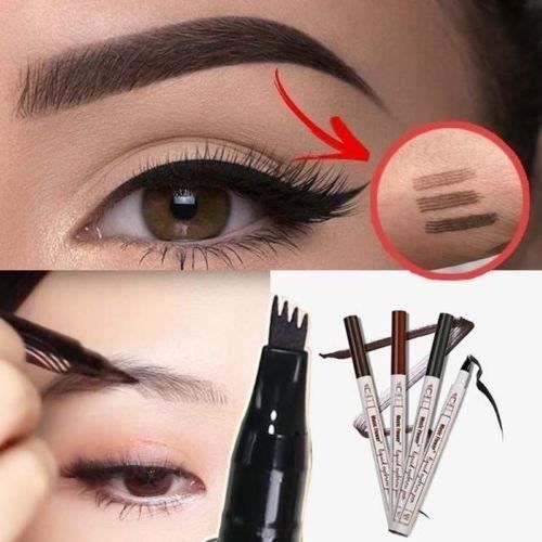 Crayon sourcils - DELAMAN - Liquide - Longue Durée - Étanche - 4 conseils