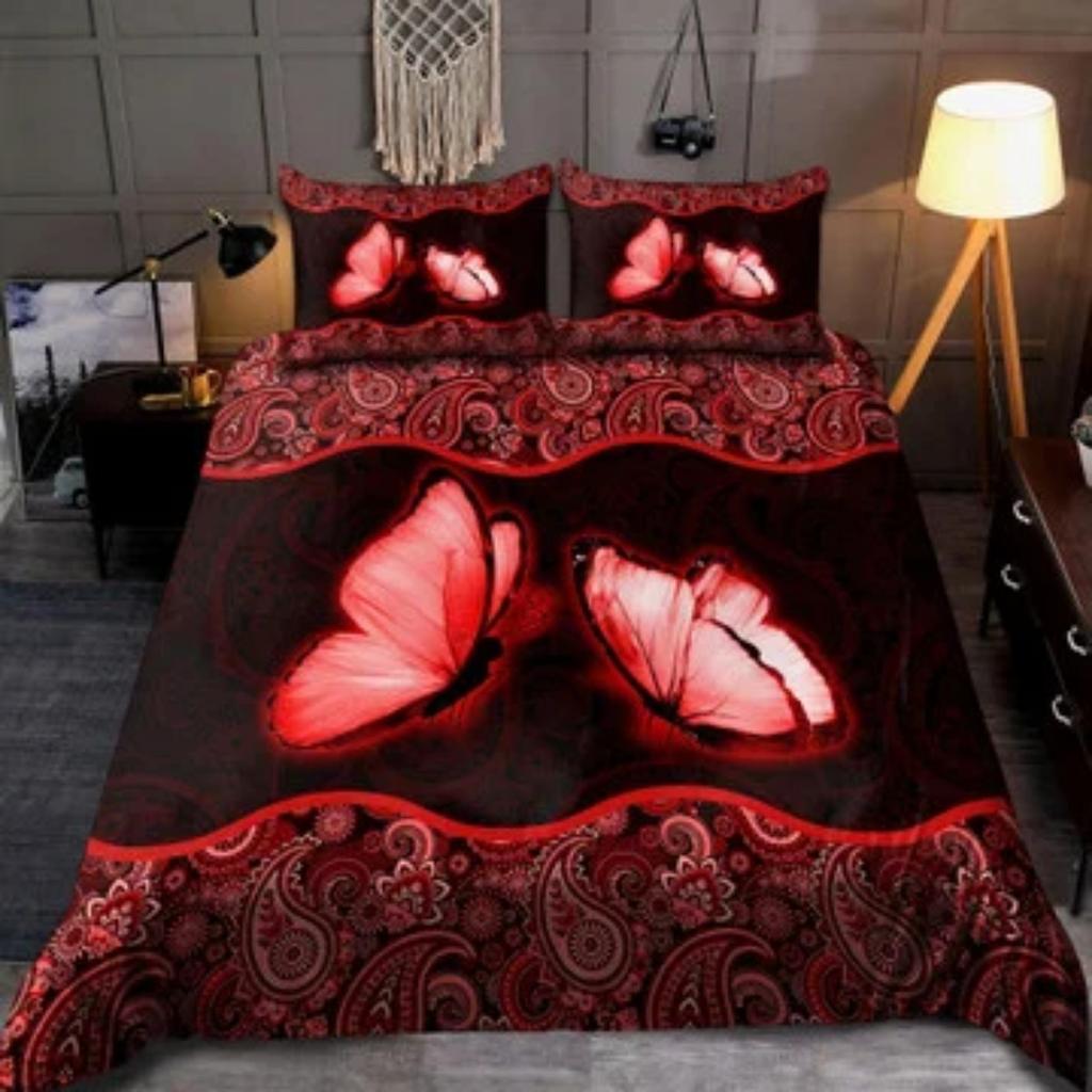 Quilt Bettdeckenbezug Set Tmarc Tee Namen personalisieren Tag der Toten Bettwäsche Anzug