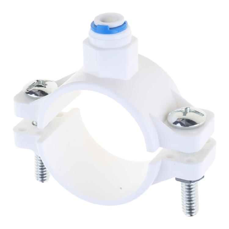 Durable & Anti-oxidant 40mm Drain Waste Water Pipe Clamp Saddle Clips 1/4" Hose