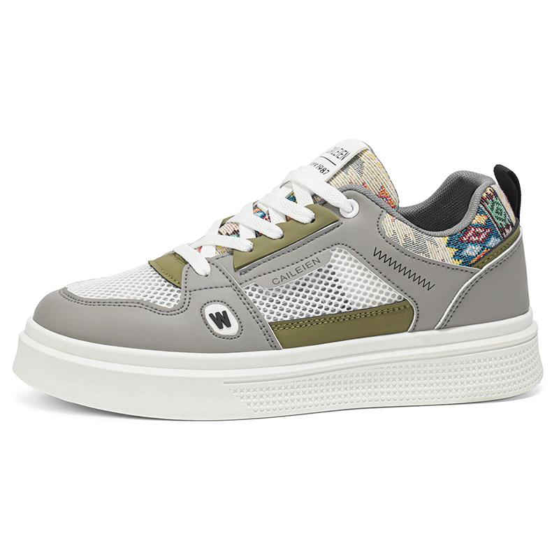 Men Breathable Mesh Board Shoes Hollow Casual Sneakers Lightweight Summer Walking Shoes Daily Comfort 39 To 44 39