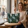 Gothic Gargoyle Pattern Tote Bag Unique Design Daily Use Carryall