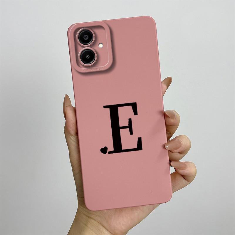 Case For Samsung A07 Cute Lover Letters Soft Phone Back Cover For Galaxy A07 4G Full Protection Liquid Silicone Shockproof Funda