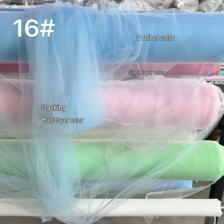 Macaron Sheer Curtain - DIY Decoration for Kindergarten & Festival Chair Environment Creation, Free Shipping