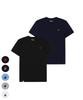 BHPOLOCLUB [2Pack] Men'S Pure Cotton Short Sleeve T-Shirt 5 Colors Ts003 (Type A)