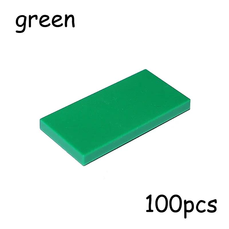 100 DB MOC Összeszerelhető Alkatrész 87079 Méretű Sima Csempe Sima 2*4 Építőkockák DIY Oktatási Kreatív Játék 2x4 Kockák