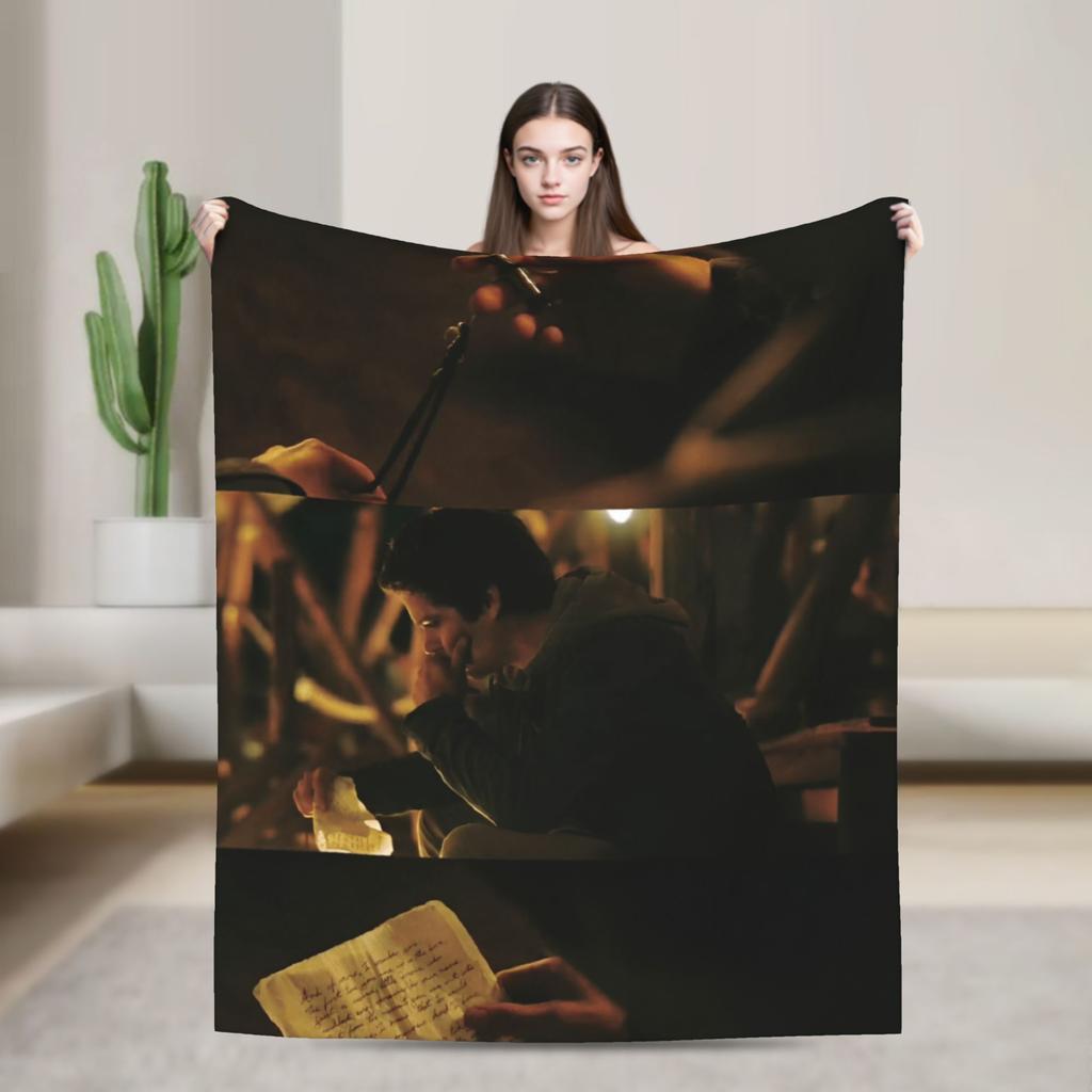 The Maze Runner Flannel Blankets Newt X Thomas Soft Bedding Throws for Outdoor Travel Graphic Bedspread Sofa Bed Cover