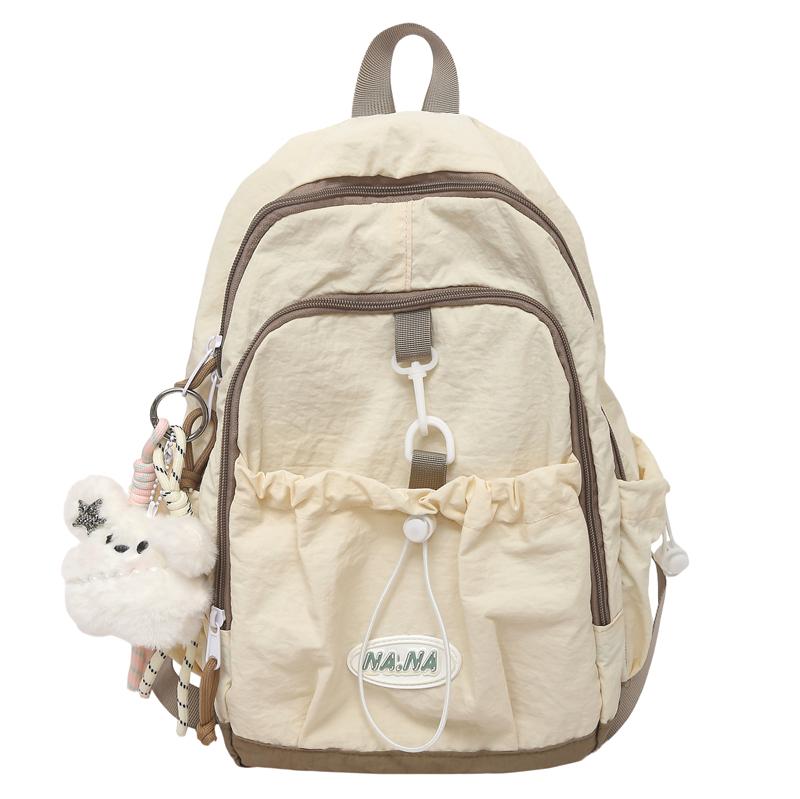 Large Capacity Backpack Junior High School Student Schoolbag Women's Lightweight Backpack