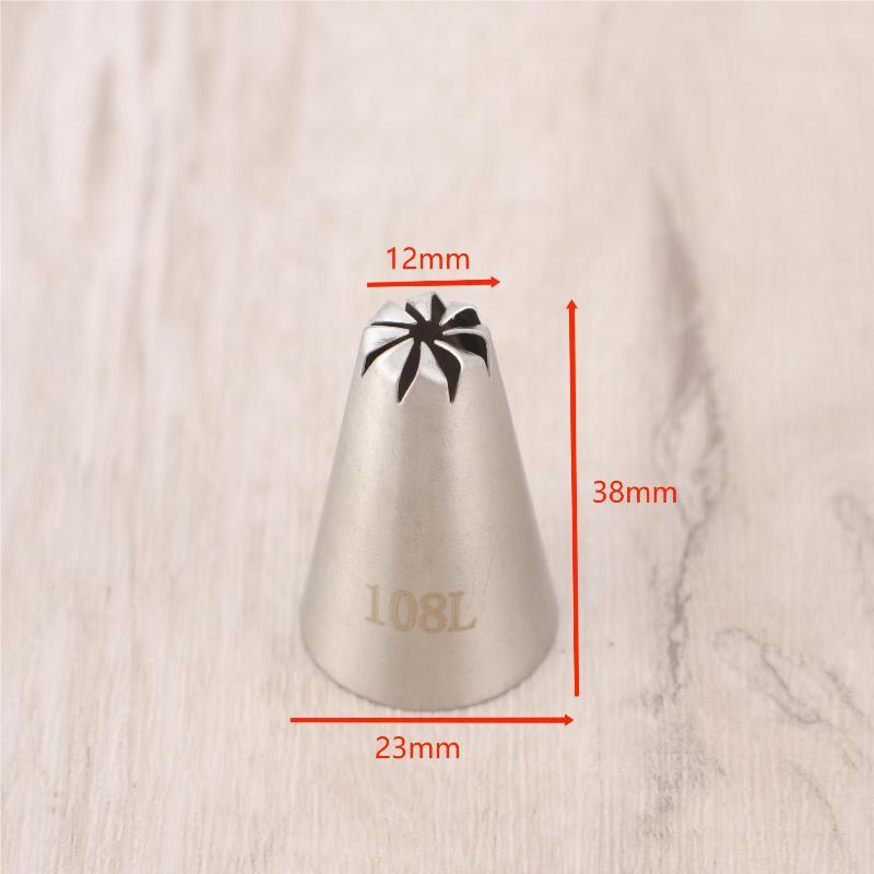 Stainless Steel Cake Nozzle Tube Head Diy Pastry Puff Skirt Icing Piping Nozzles Cake Decorating Supplies Baking Tools