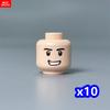 Custom Build Bricks Printed Head Face Expression 4cm Action Figure Body Part DIY Educational Toy Creating Bricks Toysets Ideal For Youngsters Gift