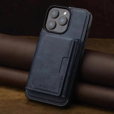 Detachable Wallet Case For iPhone 16 Pro Max 15 14 Plus 13 12 11 XS XR X 7 8 SE  2020  For MagSafe Card Holder Cover