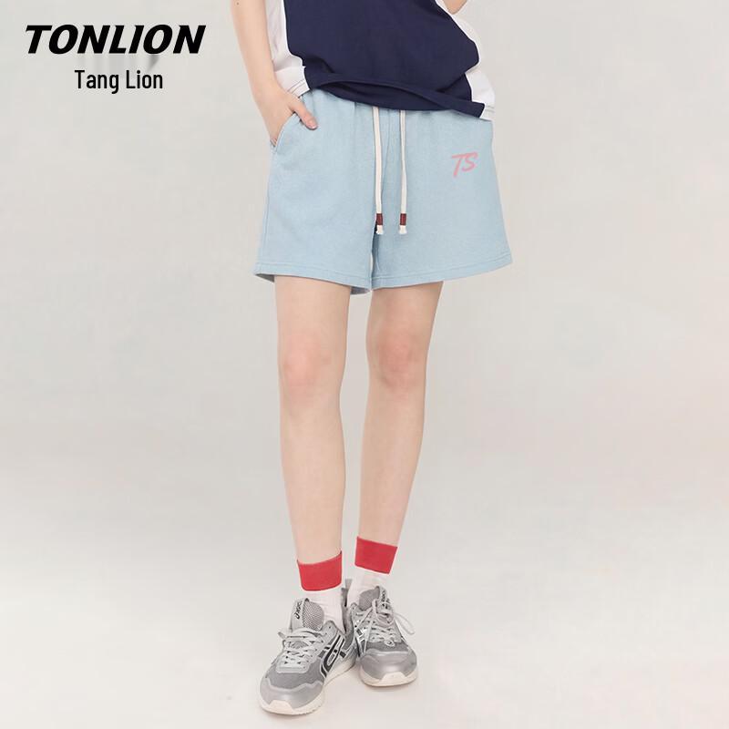 

Женские вафельные широкие спортивные шорты TonLion XL