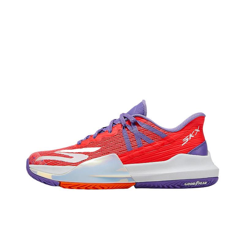 Skechers Go Pickleball Fashion Comfortable Versatile Durable Low-Top Training Shoes Women sneaker Red 172115-CRL 35