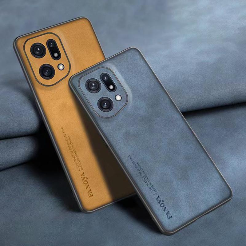 For OPPO Find X5 Pro Case Luxury PU Leather Phone Case For OPPO Find X5 5G FindX5 Pro 5G Back Cover Silicone Full Protection