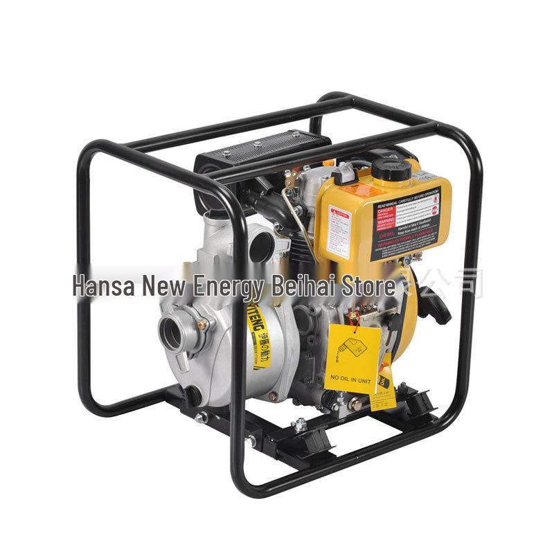 2-Inch Diesel Water Pump: 50MM Caliber, High Flow & Reach, Capable of Spraying Up to Six Floors