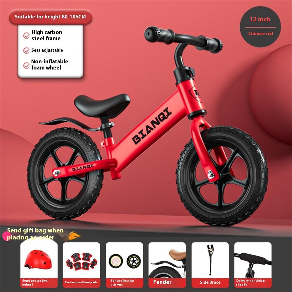 

Дитячий балансувальний велосипед/велосипед/самокат темно-пурпурового кольору