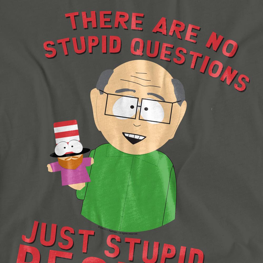 South Park Unisex Adult No Stupid Questions T-Shirt