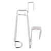 Stainless Steel Kitchen Over Door Roll Paper Holder Paper Towel Rack Hanger