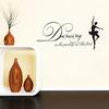 New Design Dancer Style for Family Wall Wall Sticker Detachable Decals Dancing Proverb Wall Posters S