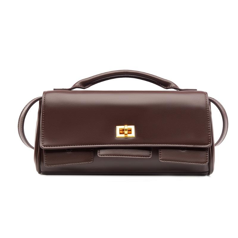 

Bag messenger bag women s new high-end fashion underarm bag simple and versatile women s bag shoulder bag women коричневий