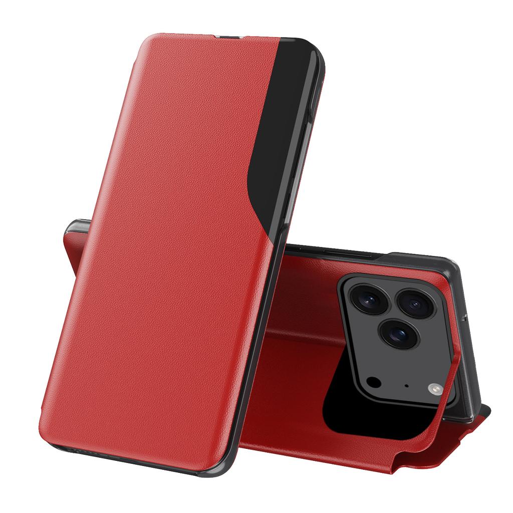 Etui na telefon iPhone 17 Pro Folio Klapka PU Skóra Pokrowiec ze Standem