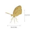 Elegant Swan Shape Zinc Alloy Ant Moths Metal Wall Art Hardcover Ornament for Living Room Bedroom Decor