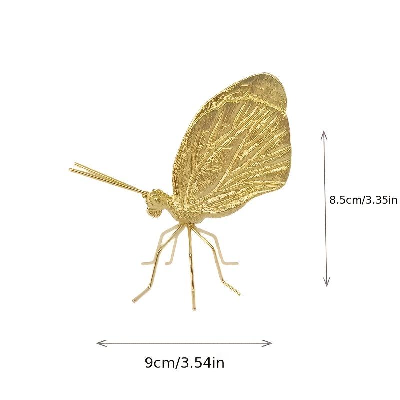 Elegant Swan Shape Zinc Alloy Ant Moths Metal Wall Art Hardcover Ornament for Living Room Bedroom Decor