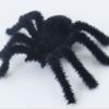 Realistic Halloween Plush Spider 3D Artificial Spider Flocking Black Spider  Learning Toys