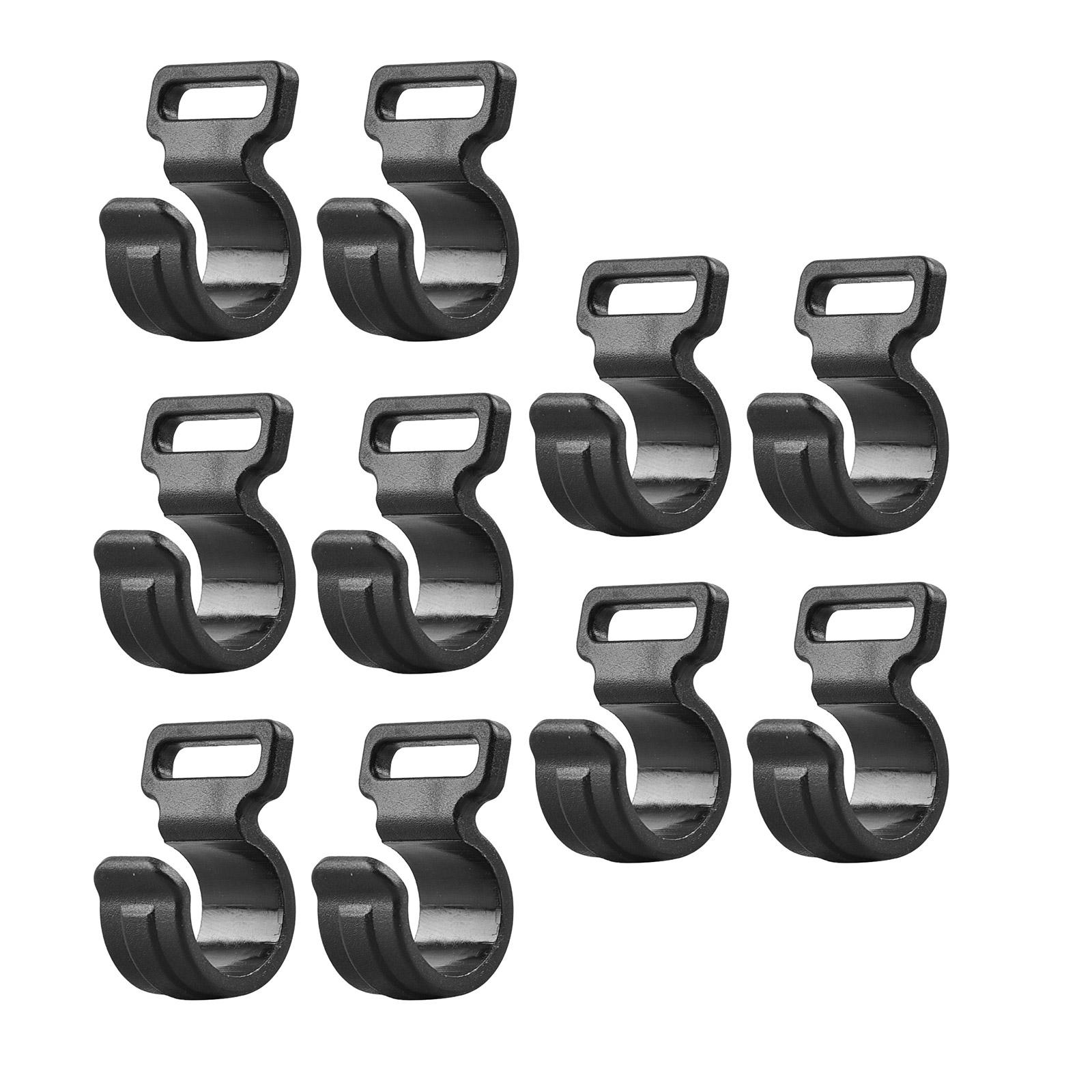 

10 шт./компл. зажим для стержня для палатки, чехол для палатки, горное снаряжение, аксессуары для палатки, пластиковые зажимы C для кемпинга