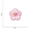 Little Plum Blossom Self-Adhesive Embroidery Patch: Cute Decoration for Clothes, Hats, or Home Textiles