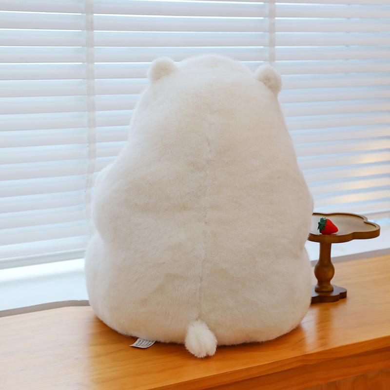 Cute Simulated Polar Bear Plush Toys Children's Comfort Dolls Aquarium Souvenirs Home Decorations