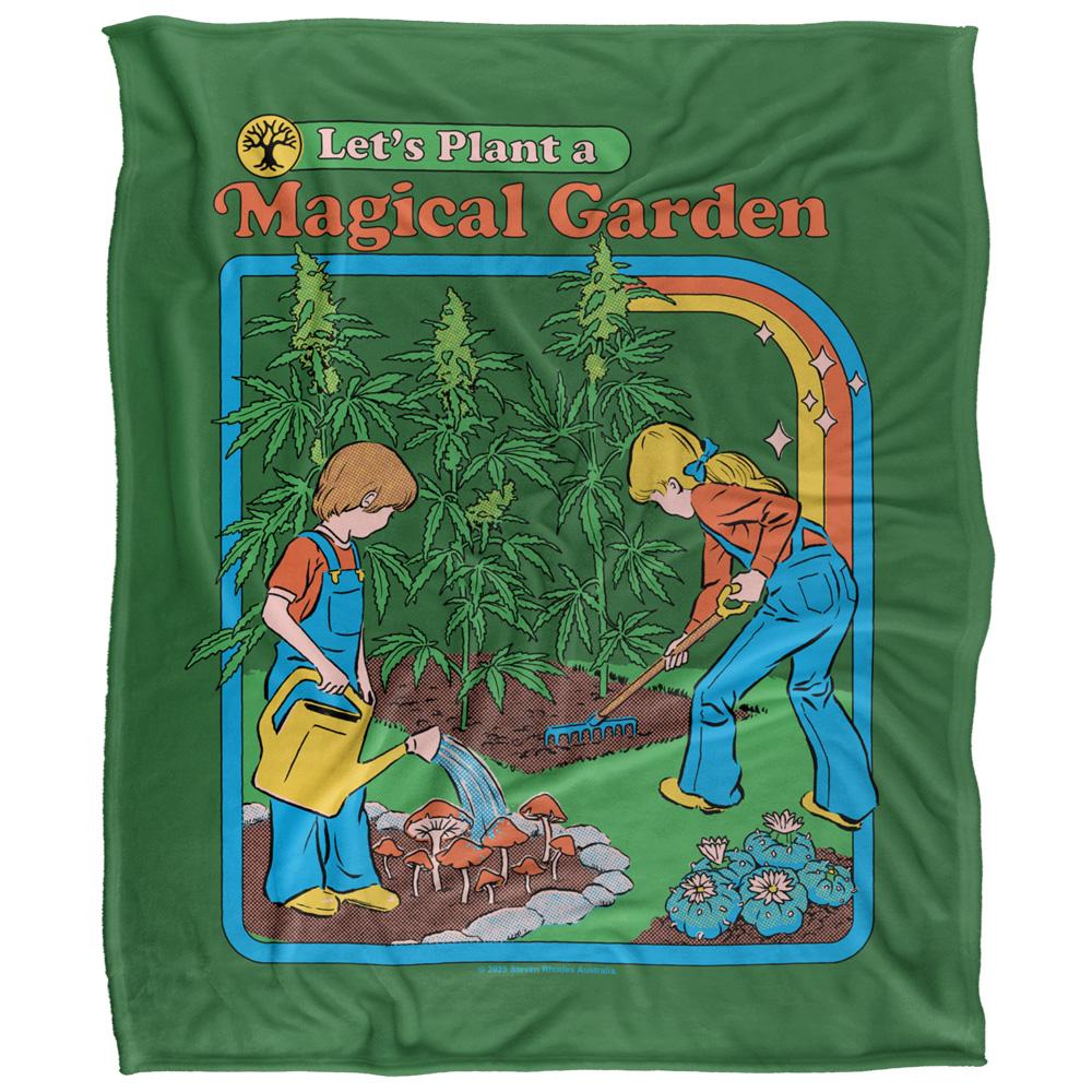 Steven Rhodes Let´s Plant A Magical Garden Soft Touch Blanket