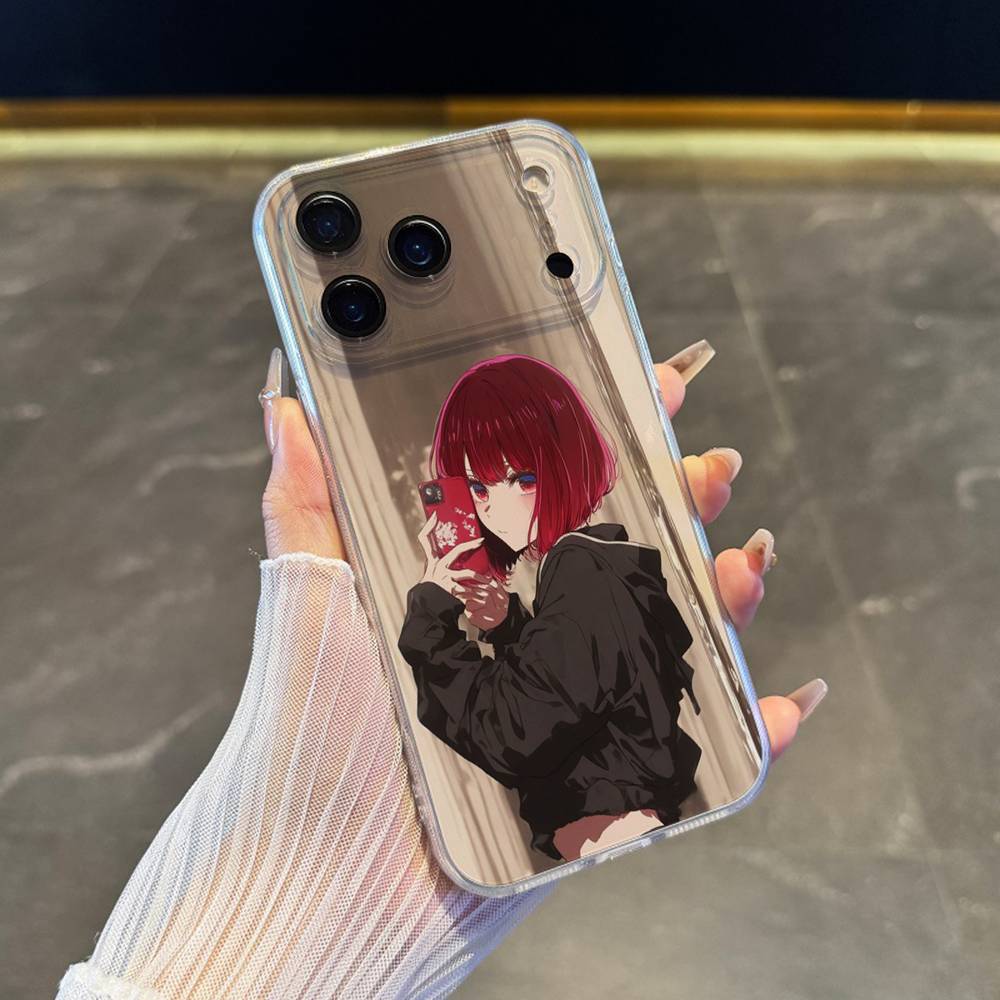 

Чехол для телефона Oshi no Ko Kana Arima для iPhone 17,16,15,14,13,12,11 Pro,Max,Plus,X,XS,XR,SE4,E Mini Прозрачный Мягкий Чехол iPhone17PRO
