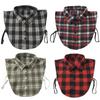 Top Neckwear Detachable Collar Cotton Lapel Fake Collar Vintage False Shirt Collar  Blouse Wear