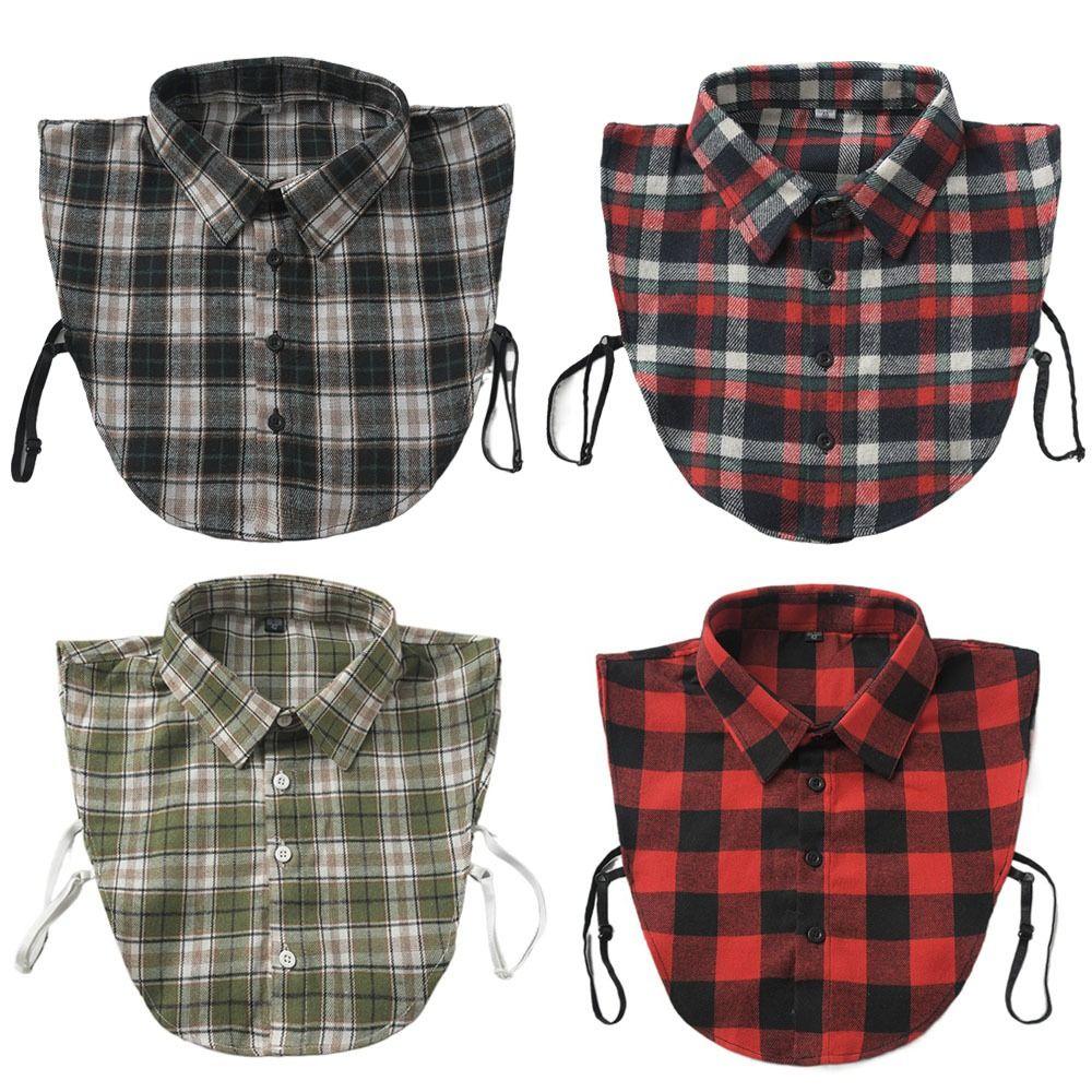 Top Neckwear Detachable Collar Cotton Lapel Fake Collar Vintage False Shirt Collar  Blouse Wear