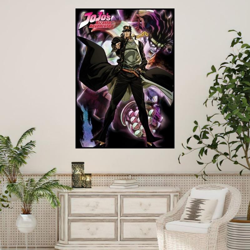 Anime JoJos Bizarre Adventure Poster Prints Wall Sticker Painting Bedroom Living Room Decoration Office Home Self Adhesive