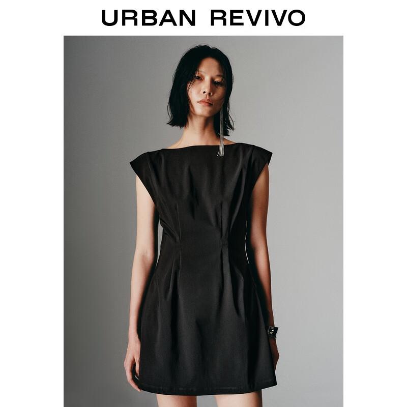 

UR2025 Fashion Sleeveless Waist-Cinching Dress S