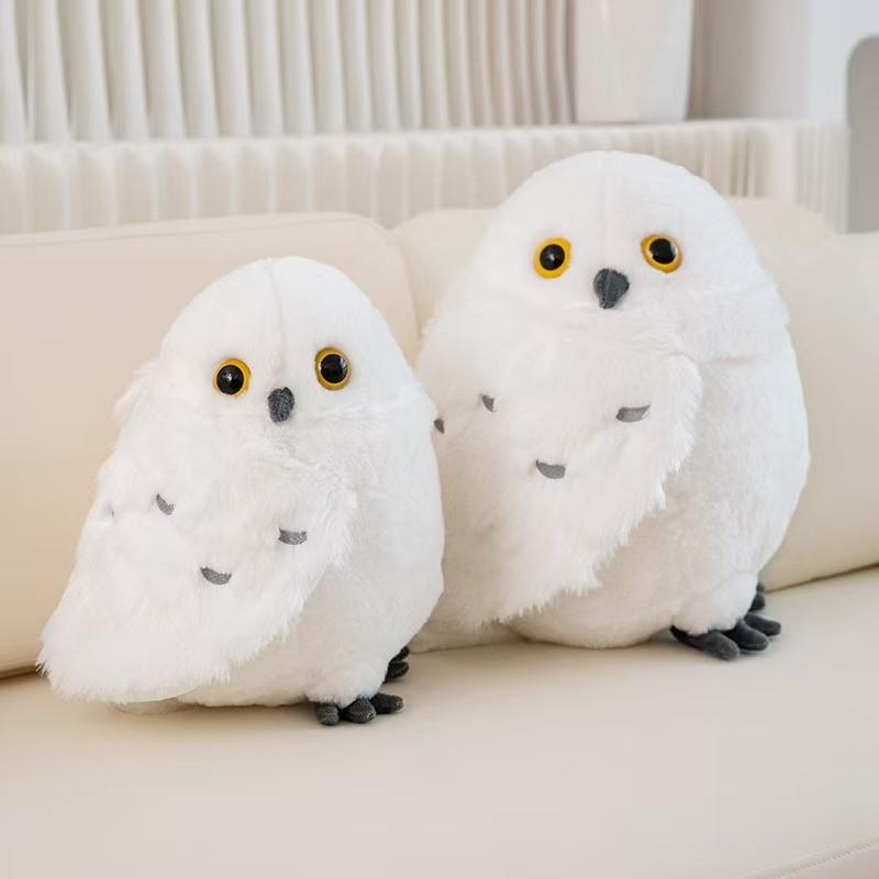 30/36cm Owl Doll Simulation Plush Toy Handmade Doll Cartoon Anime Cute Pillow Cushion Home Decoration Children's Birthday Gift D