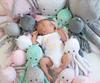 Polpo con sonaglio peluche per bambini - fucsia