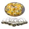 3D Pumpkin Lights Fall Garland Decor, Total 8.2Ft 20 LED Battery Powered for