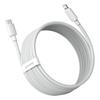 Baseus Simple Wisdom Lightning/USB-C Dual Pack 20W Fast Charging Cable 1.5m - White