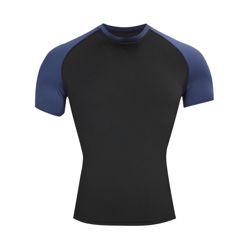 Men's Quick-Dry Sports Compression T-Shirt - Breathable, Elastic, Short Sleeve Fitness Wear