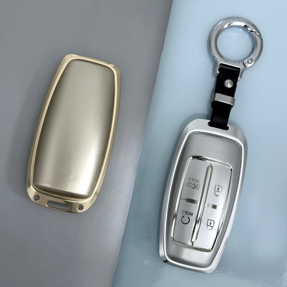Hliníková kovová krytka pouzdra na klíče od auta pro luxusní vozidla Hyundai Genesis GV70 GV80 GV90