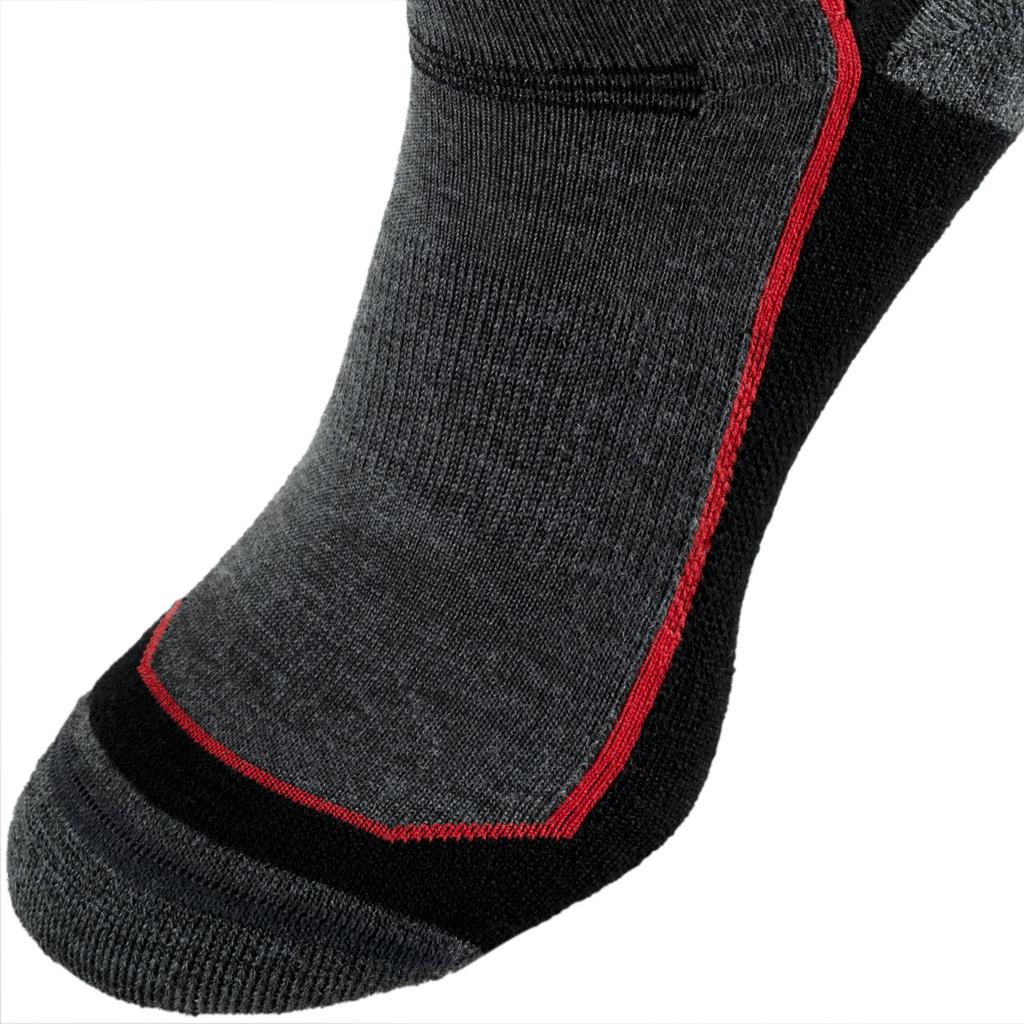 Alpinus Avrill Merino Socks Black And Gray Pair Fi18433 Size 35-38