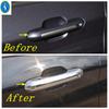 Door Pull Doorknob Handle Catch Grab Cap Cover Trim For Ford Explorer  -  ABS Chrome / Carbon Fiber Look Car Accessories
