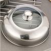 28cm Dual Function Stainless Steel Pot for Steaming Vegetables and Cooking For Soup with Tempered Glass Cover and Sturdy Handles