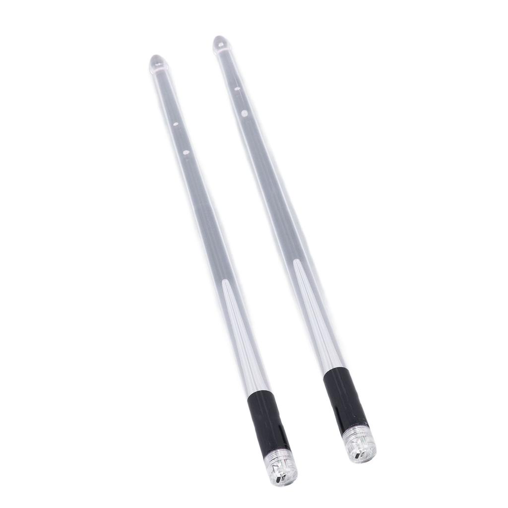 LED Drumstick USB Rechargeable 15 Color Changing Light Up Drum Sticks with Switch for Stage