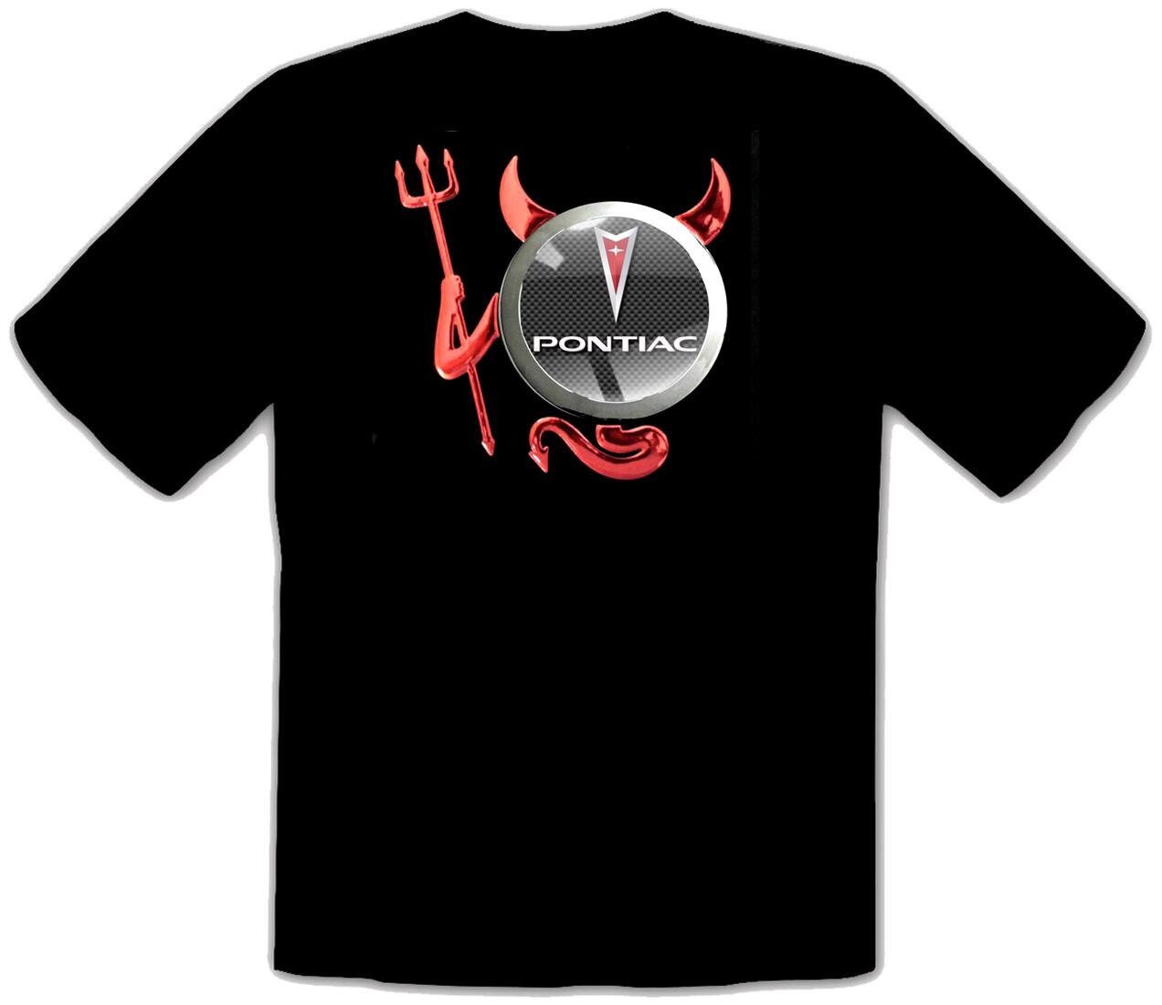 26 Pontiac Devil Devil Car Logo Car Black T-Shirt -228- Unisex T-Shirt M
