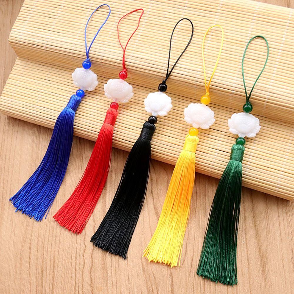 1Pcs Ancient Chinese Style Knot Silk Tassels Fan Falling Ornaments Tassels Pendant